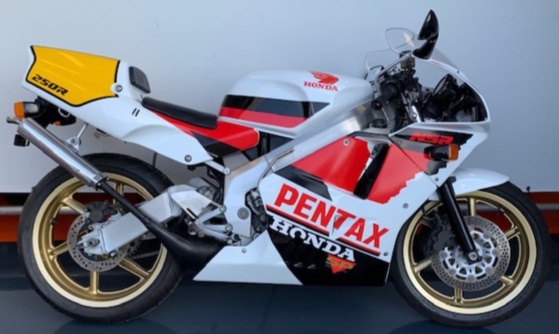 Honda NSR 250R Pentax restored at Stanley Two Stroke